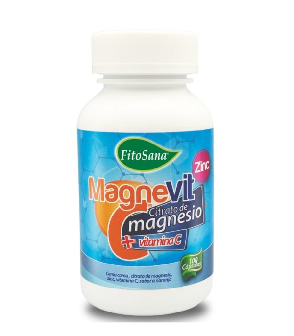 CAP MAGNEVIT C/CITRAQTO DE MAGNESIO - VITAMINA C Y ZINC FITOSANA