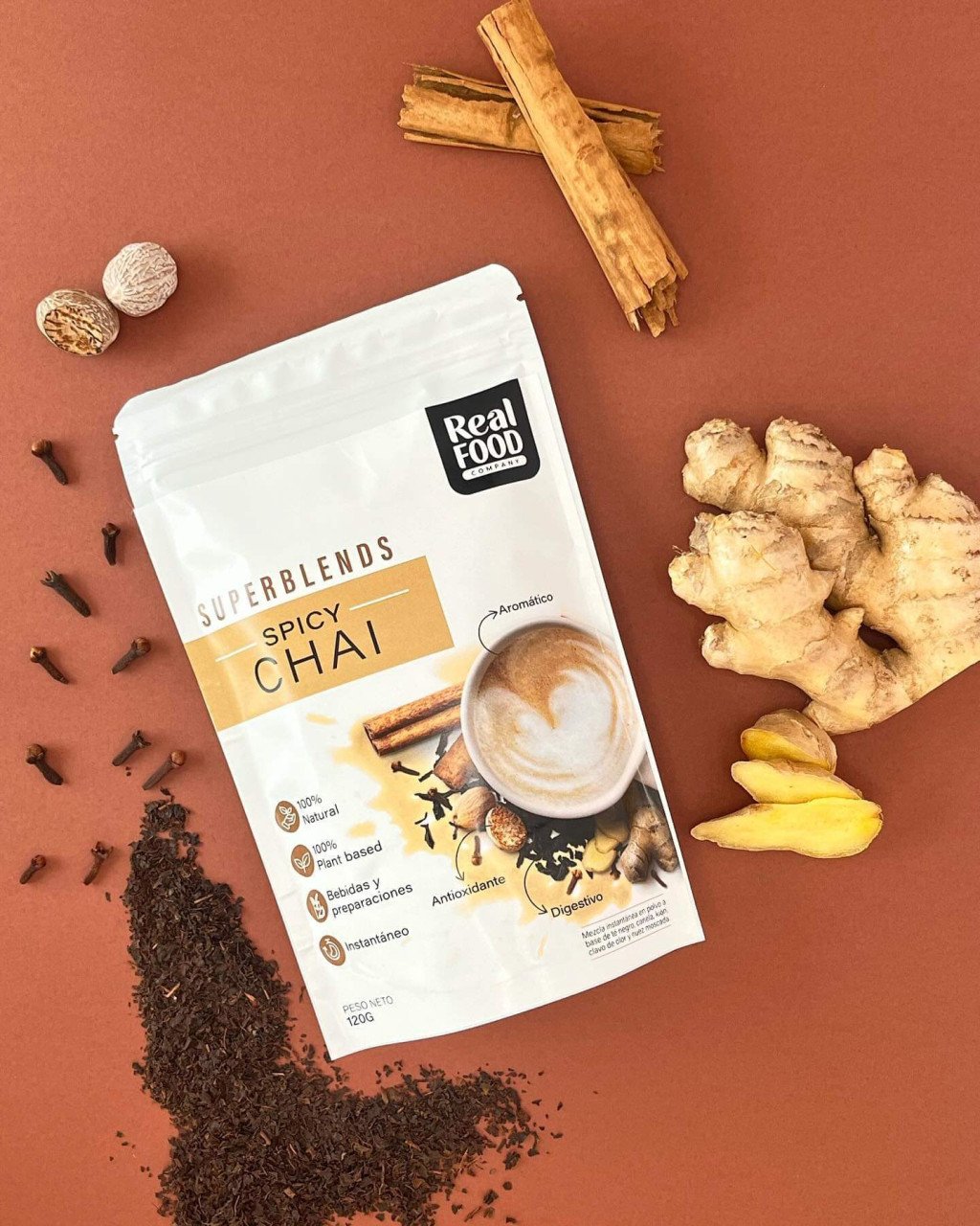 SPICY CHAI X 100 GR -REAL FOOD COMPANY - Imagen 2